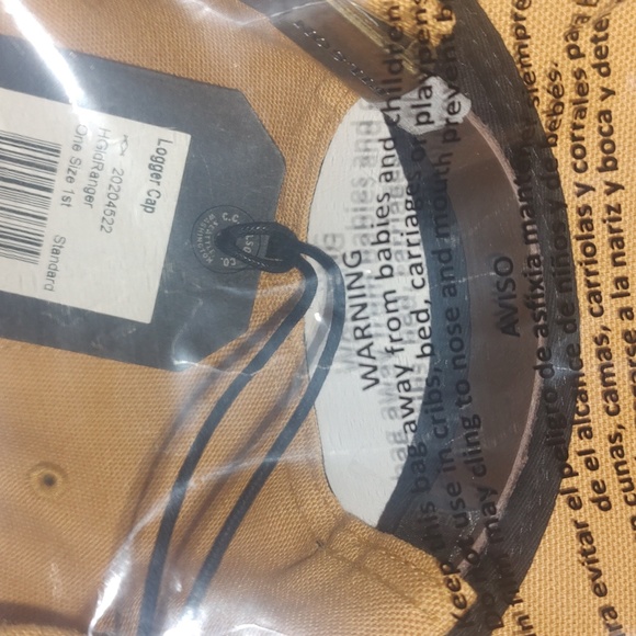 C.C Filson Company Logger Hat Cap Harvest Gold Strapback NWT - Picture 6 of 6